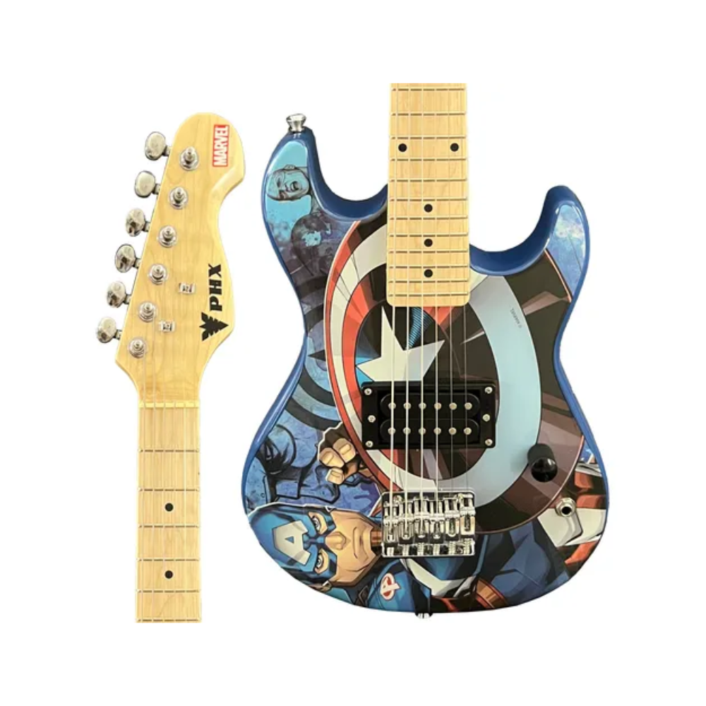 Guitarra PHX INFANTIL MARVEL CAP AMERICA