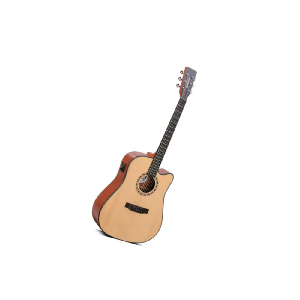 Violão Cordas De Aço Waldman DCEX-1141 N/B
