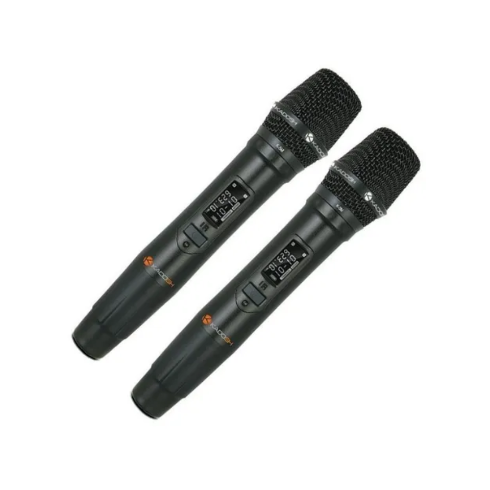 Microfone Kadosh Duplo Sem Fio K-502m