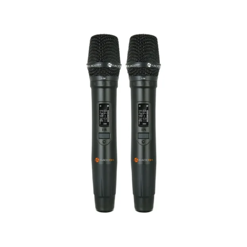 Microfone Kadosh Duplo Sem Fio K-502m
