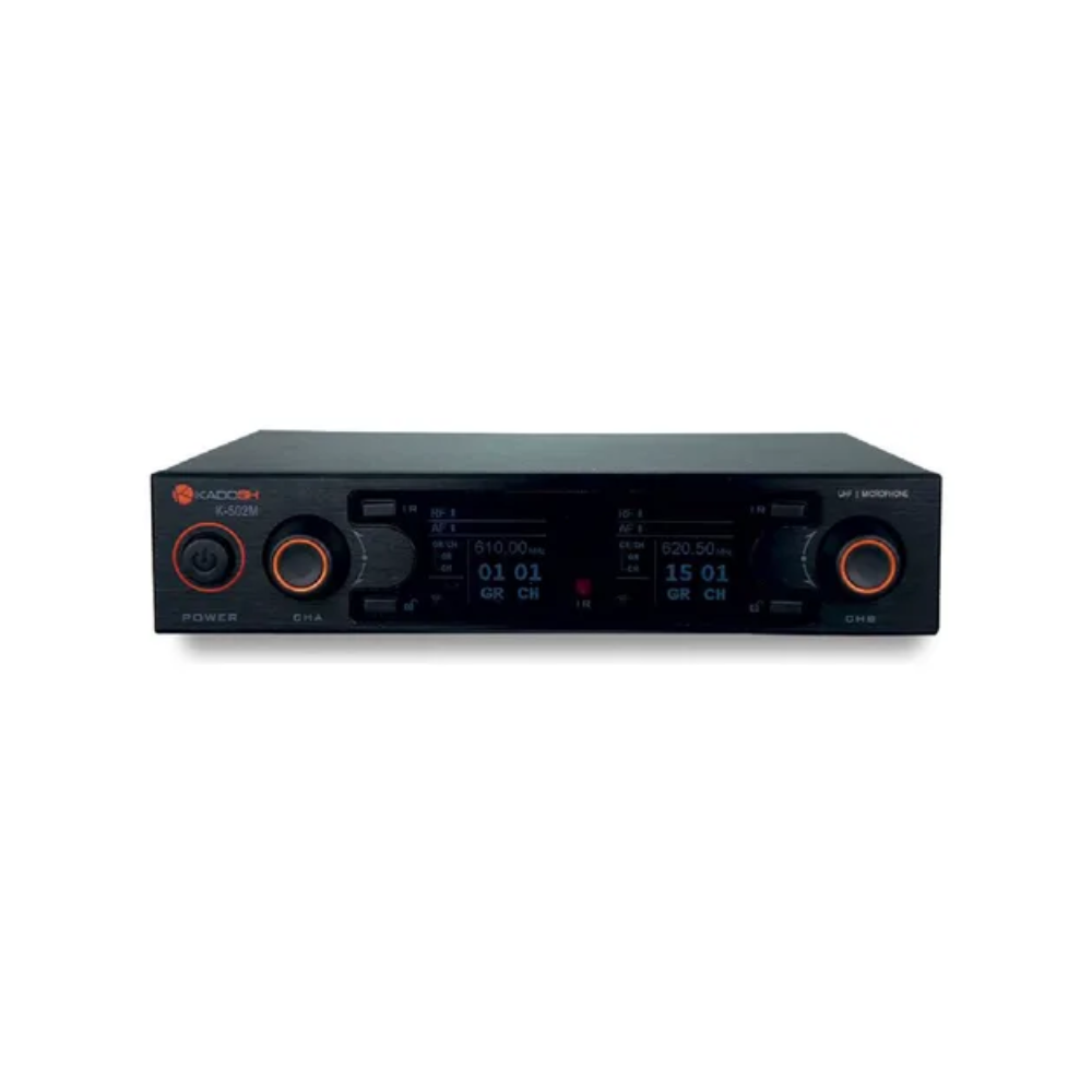 Microfone Kadosh Duplo Sem Fio K-502m