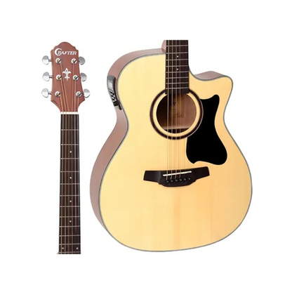 Violão Cordas De Aço CRAFTER HT-100CE/OP N