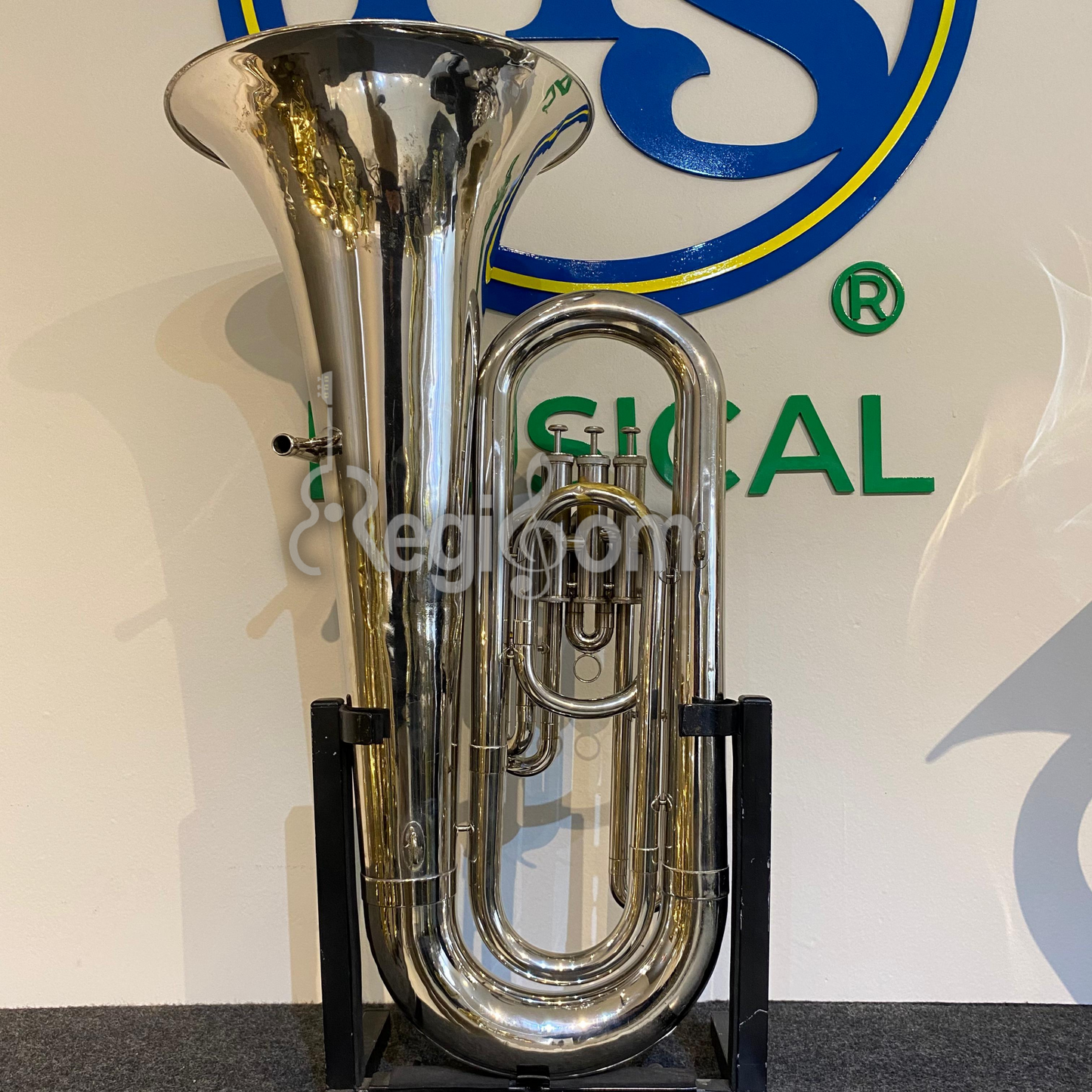 Tuba Weril J330 3/4 Niquelada – Usada