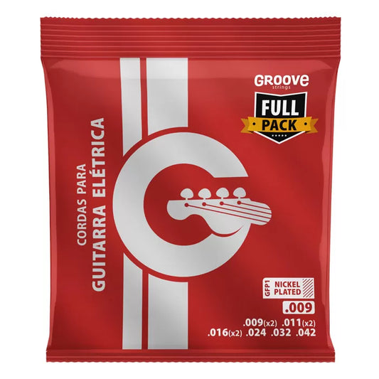 Encordoamento Solez Groove Guitarra 09 Full Pack G-shield