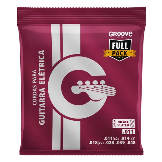 Encordoamento Para Guitarra Groove Solez GFP2X 011