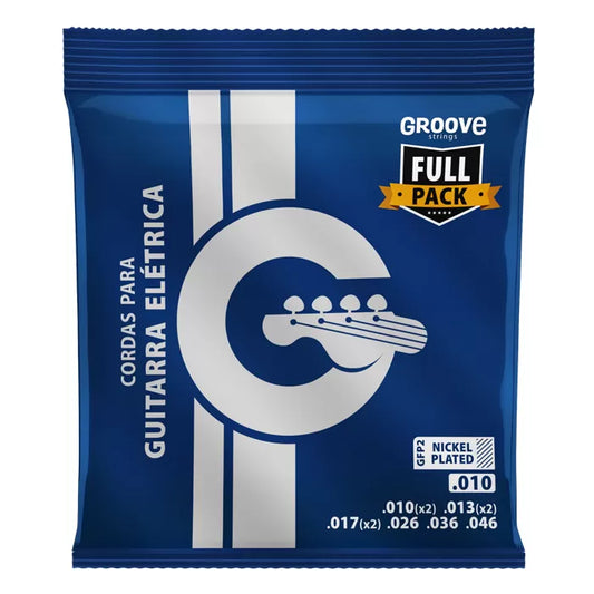 Encordoamento Solez Groove Guitarra 010 Full Pack G-shield