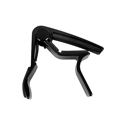Capotraste Violão Preto Braçadeira Delrin Metal Aço Dolphin