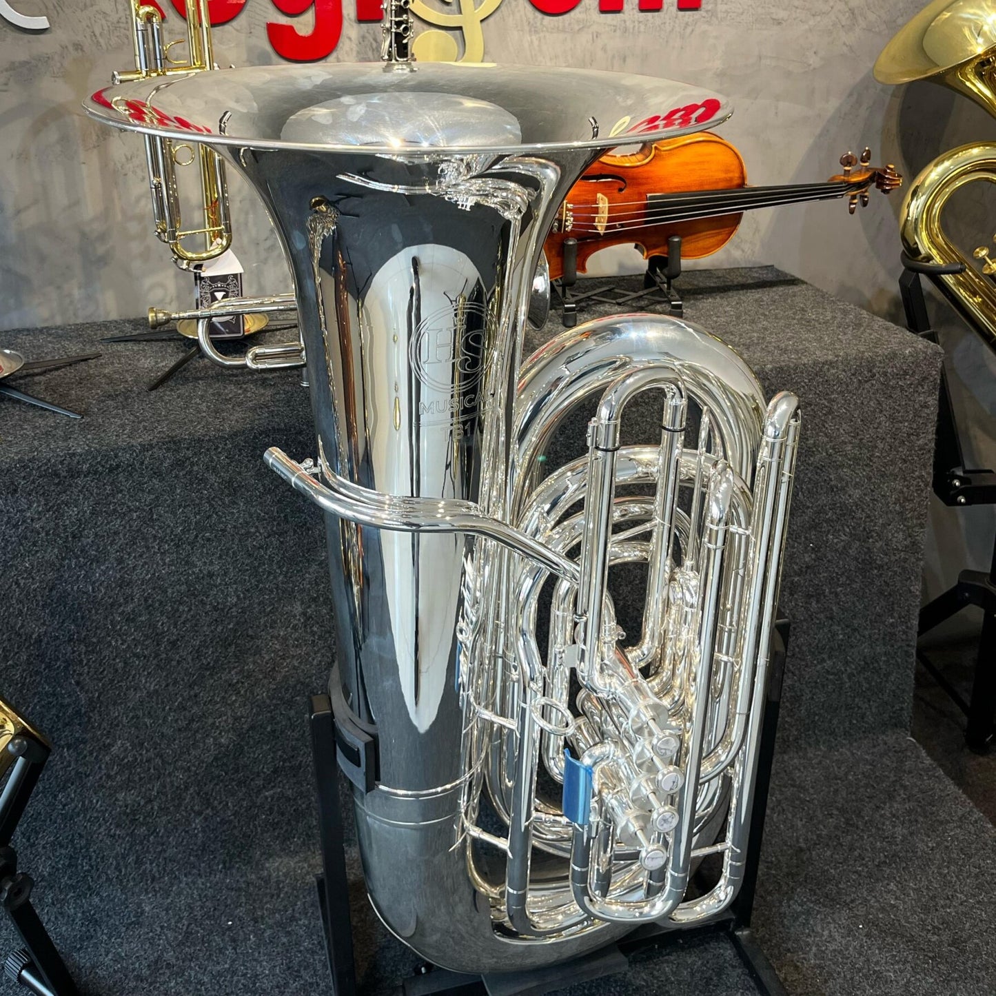 Tuba HS Musical TB1 PRATA Sib 54 NOVA
