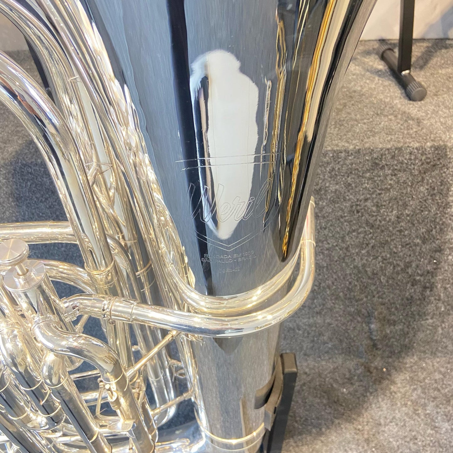 Tuba Weril J981-II Sib (Bb) Prata – Seminova