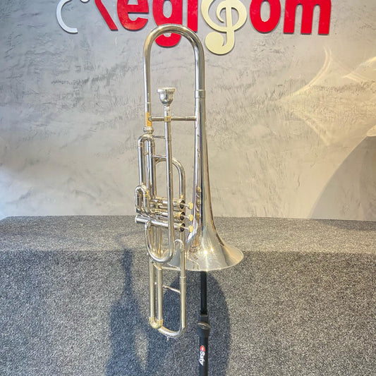 Trombone Weril F610 Curto em Dó Niquelado – Usado