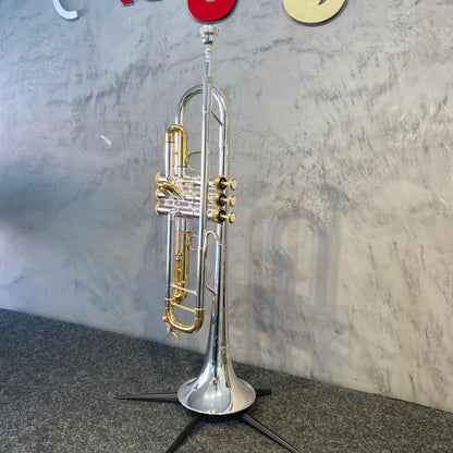 Trompete Tokai TR-400PG Sib (Bb) – Prata c/ Dourado – Novo