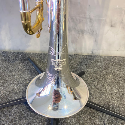 Trompete Tokai TR-400PG Sib (Bb) – Prata c/ Dourado – Novo