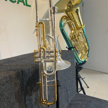 Trombone Curto Tokai TP-201PG Sib – Prata C Dourado – NOVO