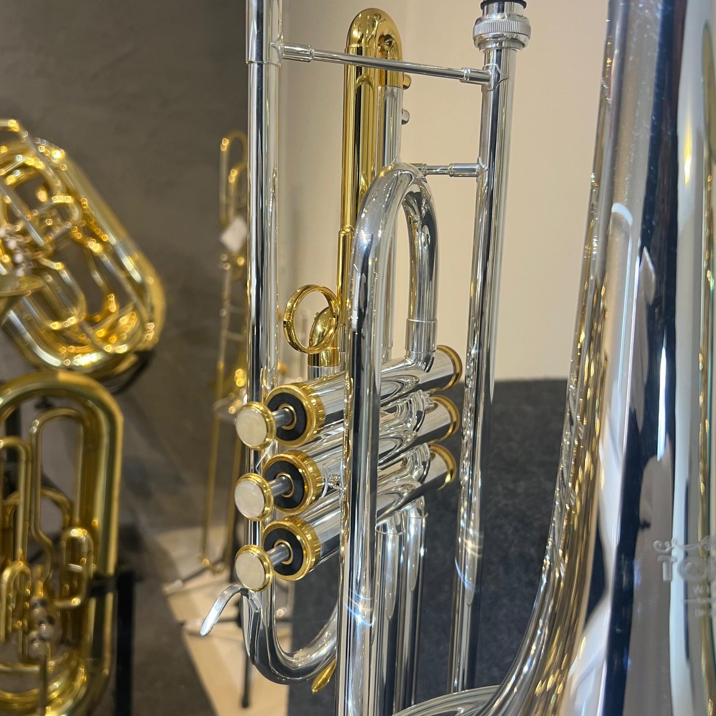 Trombone Curto Tokai TP-201PG Sib – Prata C Dourado – NOVO