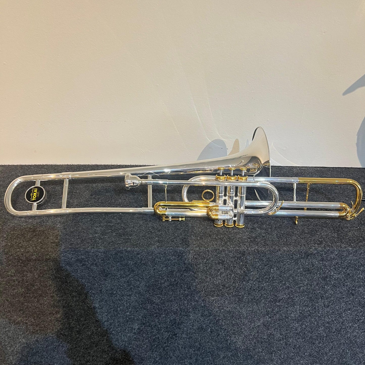 Trombone Curto Tokai TP-201PG Sib – Prata C Dourado – NOVO