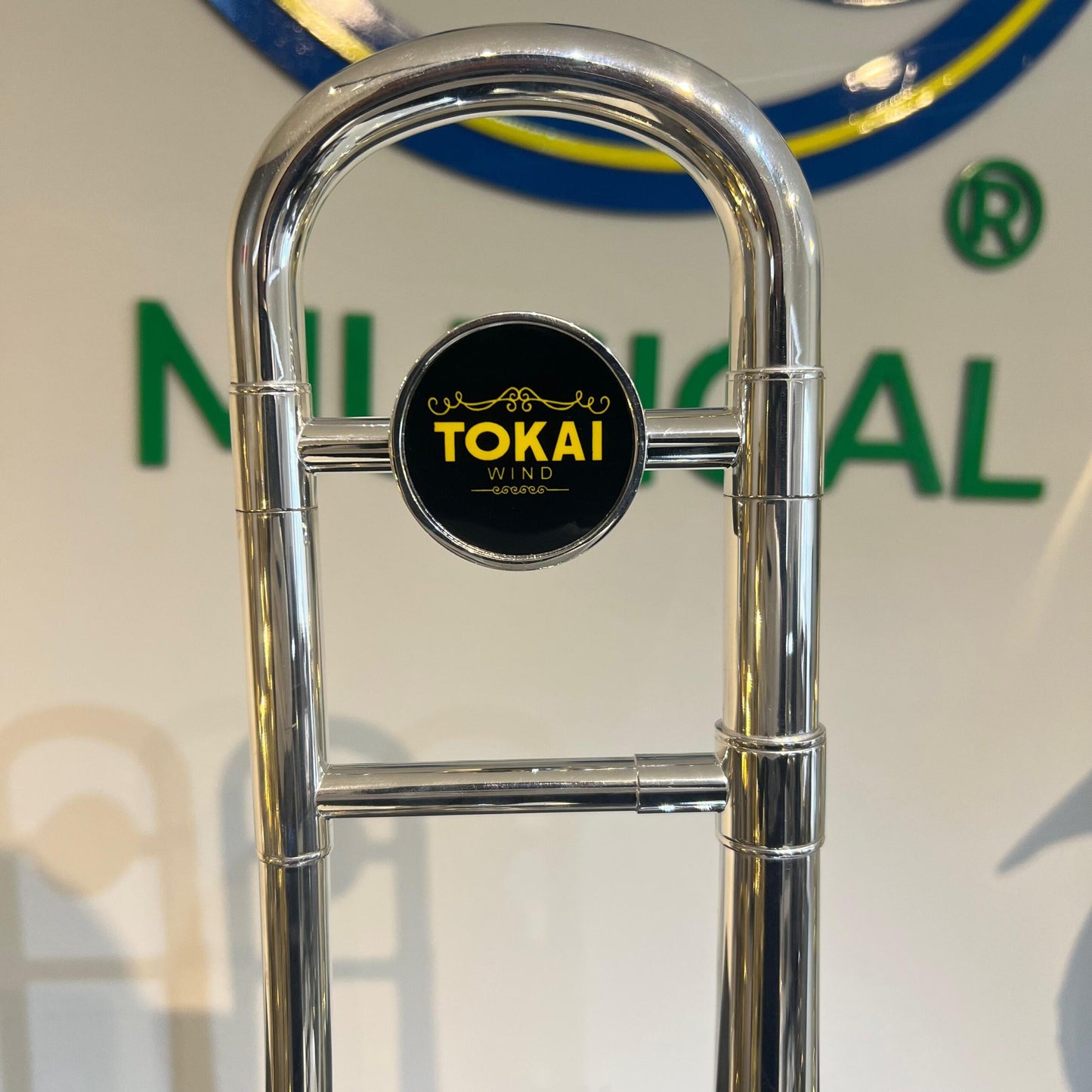 Trombone Curto Tokai TP-201PG Sib – Prata C Dourado – NOVO