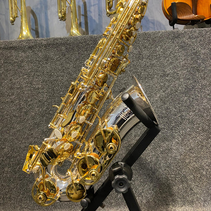 Saxofone Alto Tokai TSA-200PG MIB Prata/Dourado