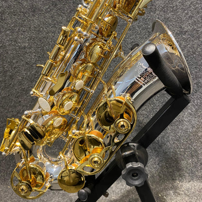 Saxofone Alto Tokai TSA-200PG MIB Prata/Dourado