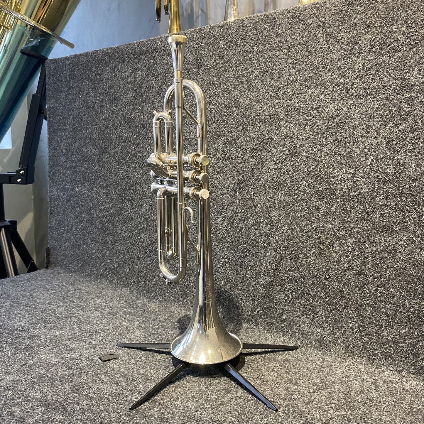 Trompete Weril Rex Sib (Bb) – Niquelado – Usado
