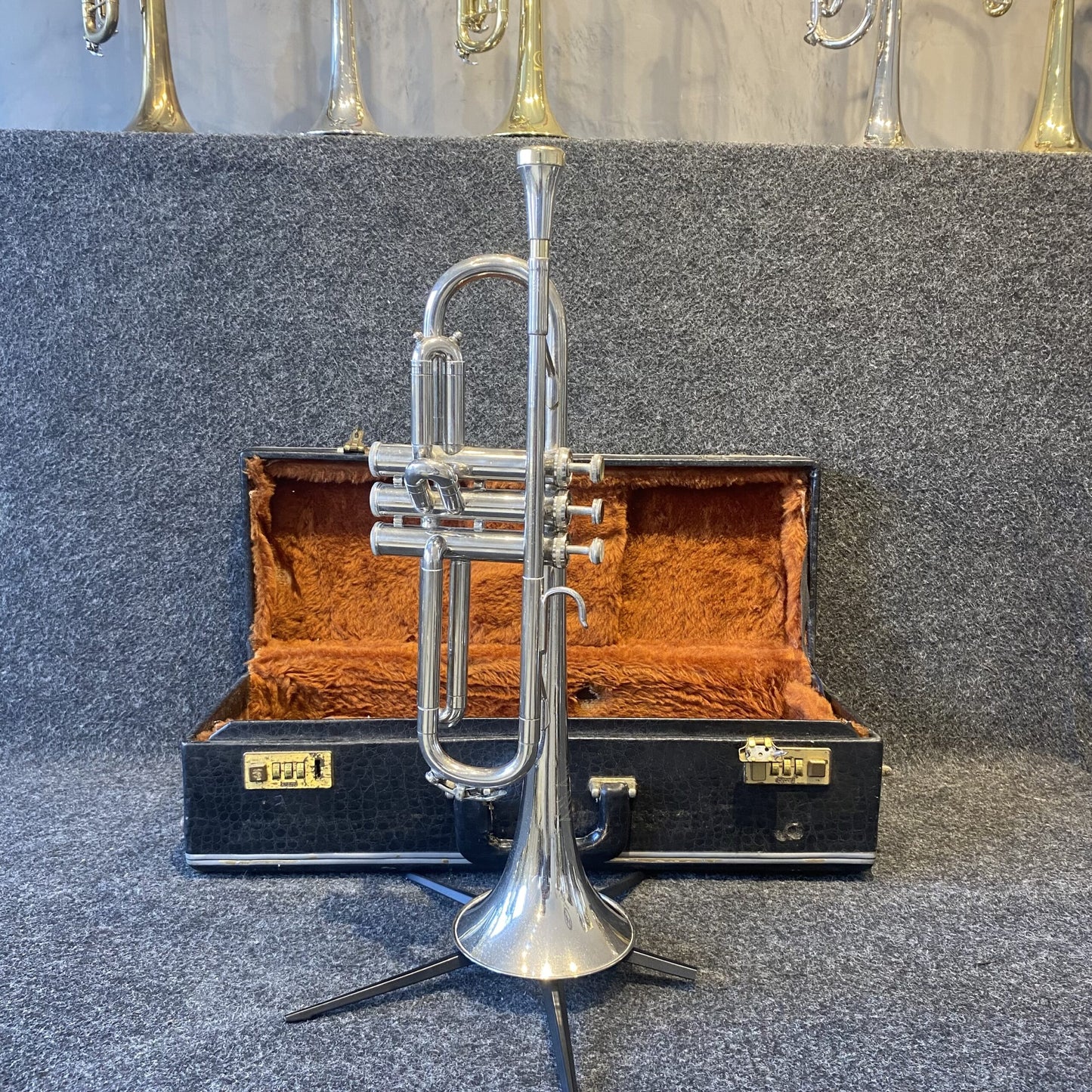 Trompete Weril Rex Sib (Bb) – Niquelado – Usado