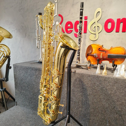 Saxofone Harmonics EB HBS-110L Barítono Laqueado – Novo