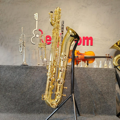 Saxofone Harmonics EB HBS-110L Barítono Laqueado – Novo