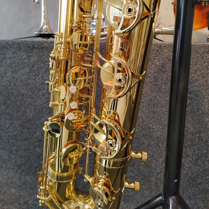 Saxofone Harmonics EB HBS-110L Barítono Laqueado – Novo