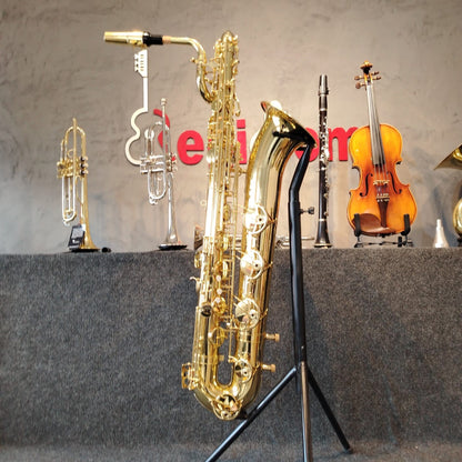 Saxofone Harmonics EB HBS-110L Barítono Laqueado – Novo
