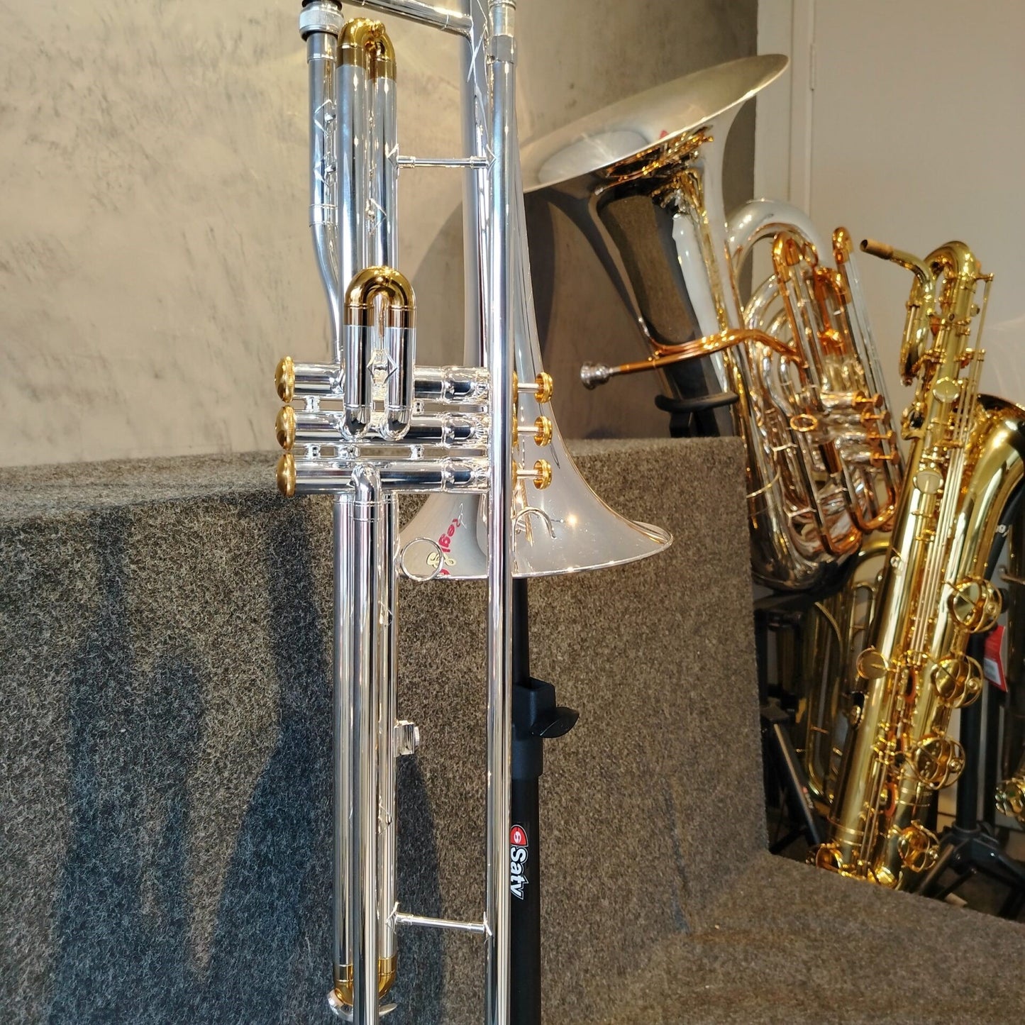 Trombone Pisto Longo Tokai Sib Prata – NOVO